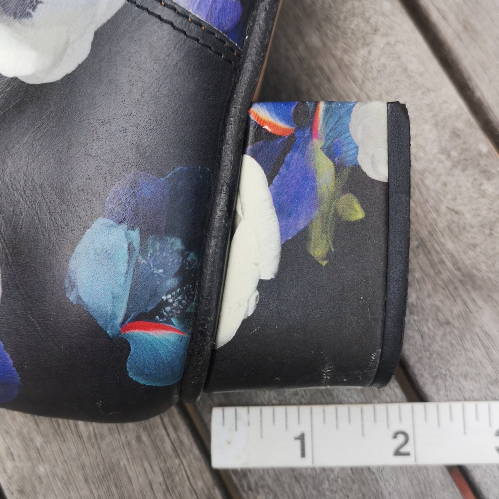 Minimarket flowered leather shoes - Picture 8 of 15